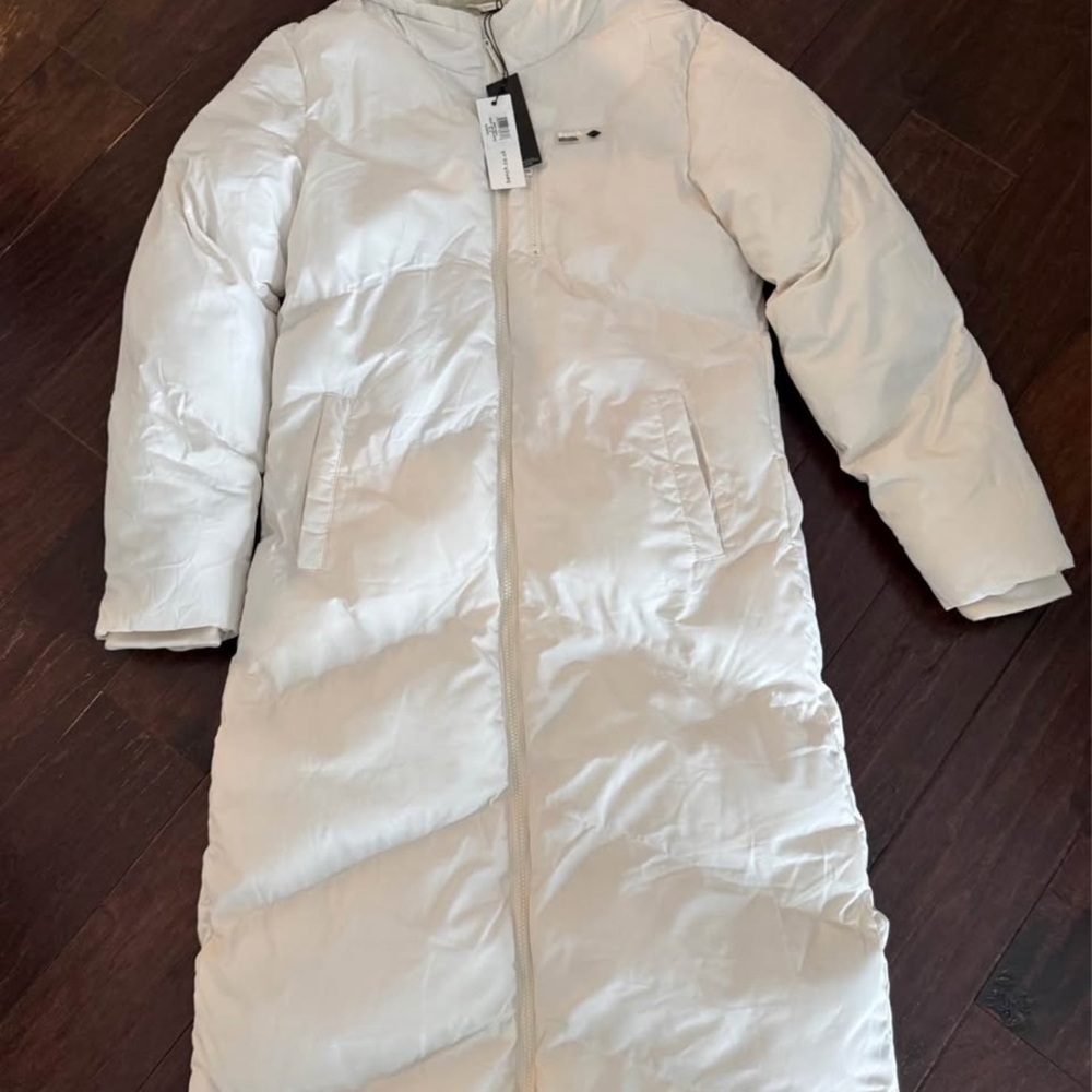 Bench Women's Cream Puffer Coat